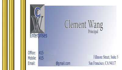 CW Enterprises card - CW Enterprises